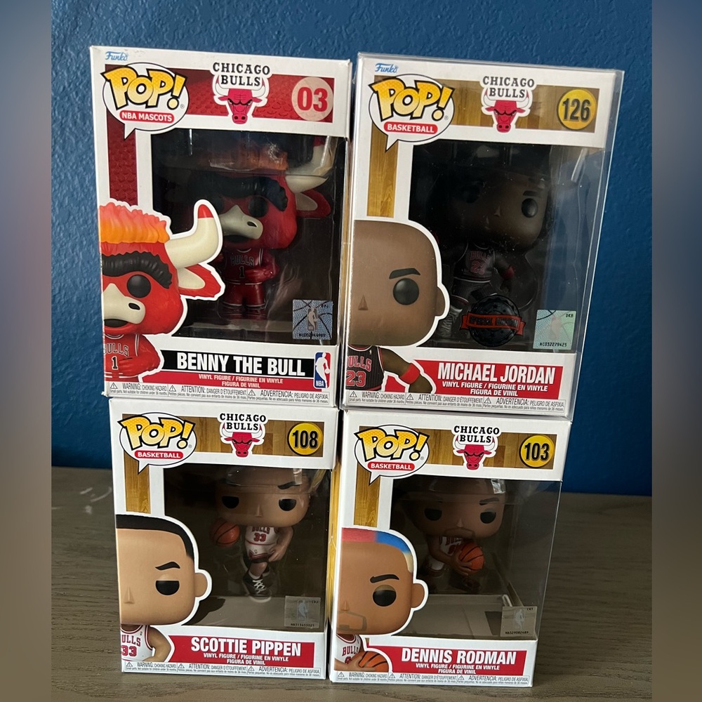Chicago Bulls Funko Pop Mini Collection